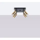 Sollux Lighting - WINX 4 schwarz/gold