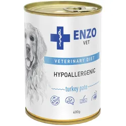ENZO VET Hypoallergenes Futter mit Pute für Hunde 400g