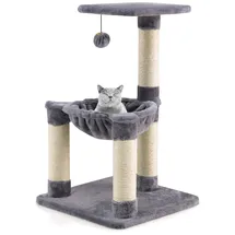 Goplus Katzenhängematte 64cm Grau