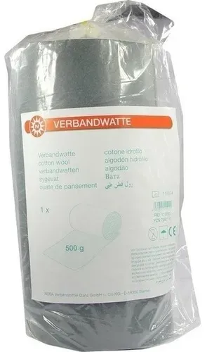 VERBANDWATTE Rolle 500 g