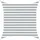 vidaXL Sonnensegel Hellgrau und Weiß 2 x 2 m 100 Polyester Oxford,