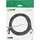 InLine Patchkabel, S/FTP (PiMf), Cat.6, 250MHz, PVC, Kupfer, schwarz, 0,5m