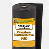 Aquagart 100m2 Unkrautvlies Gartenvlies Mulchvlies Bodengewebe 190g 1m breit PES