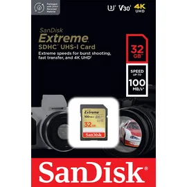 SanDisk Extreme SDHC Speicherkarte 2er-Pack, 100MB/s - 2 Pack