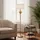 Relaxdays Lampe, Mehrfarbig, Metall, Textil, 33x152.5x33 cm x 33 cm 4,3 kg