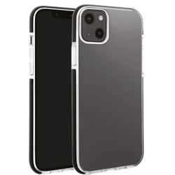 Rock Solid Cover für Apple iPhone 13 (Schwarz, Transparent)