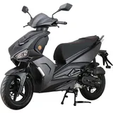 GT UNION Motorroller GT UNION "Striker 45", schwarz (schwarz, schwarz), Motorroller & Mofas, 45 km/h, Luftgekühlter Motor, B:71cm H:115cm L:181cm, Topseller
