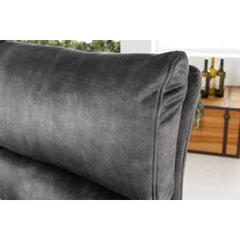 Riess-Ambiente Barhocker COMFORT 1 St höhenverstellbar drehbar dunkelgrau / schwarz