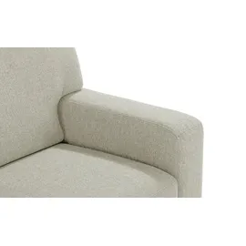 Smart Eckcouch Mikrofaser 2-Sitzer Grau
