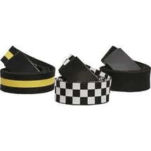 URBAN CLASSICS Gürtel 3 Einheiten Black / White / Yellow L-XL