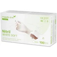 Medi-Inn Nitril White Soft Einmalhandschuhe 100 St Verband