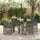 vidaXL Garten Essset 5-tlg. Grau