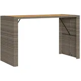 vidaXL Garten-Bartisch 185 x 80 x 110 cm Grau