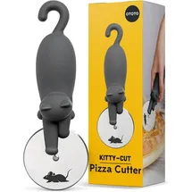ototo Kitty Cut Pizzaschneider Edelstahl schwarz, weiß