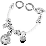 Donna Kelly Herzanhänger Edelstahl 36 mm Quartz
