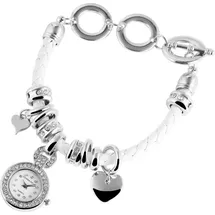 Donna Kelly Herzanhänger Edelstahl 36 mm Quartz