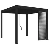 WEIDE Pavillon-Seitenteil ca. 93x235 cm Anthrazit