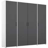 Rauch Wäscheschrank VOYAGER Otto ́s Choice 187 x 194 x 53 cm Grau/Weiß