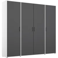 Rauch Wäscheschrank VOYAGER Otto ́s Choice 187 x 194 x 53 cm Grau/Weiß
