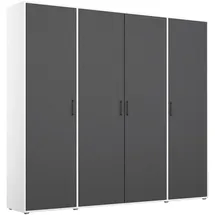 Rauch Wäscheschrank VOYAGER Otto ́s Choice 187 x 194 x 53 cm Grau/Weiß