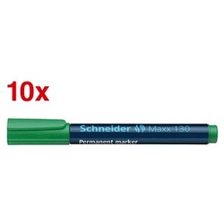 Schneider Maxx 130 Permanentmarker grün 1,0 - 3,0 mm, 10 St.