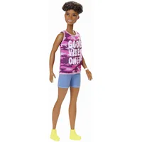 Barbie Fashionistas im pinken Camouflage Tanktop GHP98