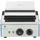 Royal Catering Waffelautomat Herzform grau