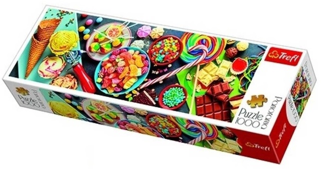 Trefl Puzzle 1000 - Puzzle 1000 Panorama  Süßigkeiten (Puzzle)