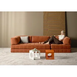Innovation Living Schlafsofa Grand CozyPad Stoff Rust Orange