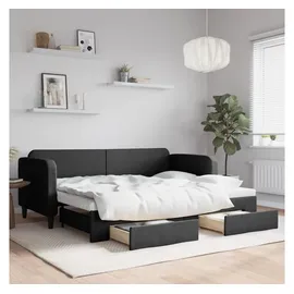 vidaXL Tagesbett 80 x 200 cm Schwarz