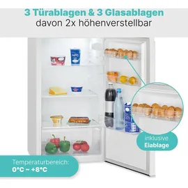 Bomann DT 7318 Kühl-Gefrierkombination (206 l,1430 mm hoch, Weiß)