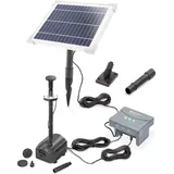 esotec Solar Teichpumpenset 6/230 LED mit 6,4V/4Ah LiFe-Akkuspeicher 101935