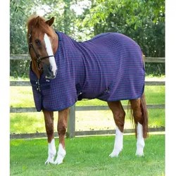 Pferdedecke Premier Equine 3D Waffle Cooler BLAU|navyblau|mitternachtsindigo 152 CM