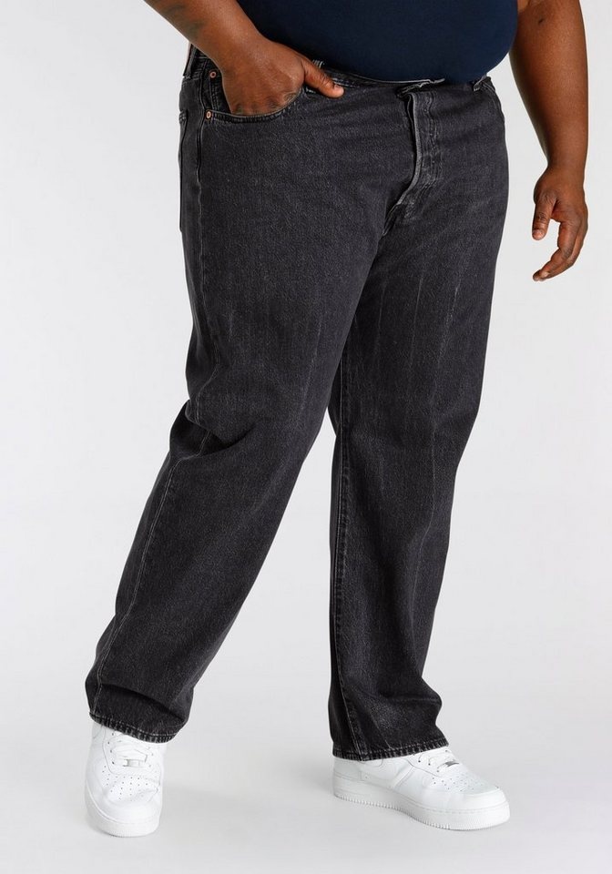 Levi's® Plus Straight-Jeans 501® LEVI'S®ORIGINAL B&T schwarz 40