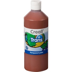 Creall Transparante Verf Bruin, 500ml