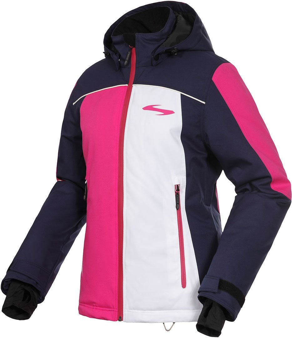 Sinisalo Tekla Dames Sneeuwscooter Jas, zwart-pink, 34 Voorvrouw