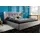Riess-Ambiente Doppelbett FLORENZ 180x200cm grau Samt Kingsize Polsterbett