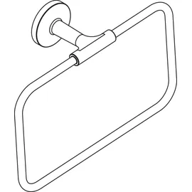 Hansgrohe Axor Handtuchring schwenkbar Schwarz 42823330
