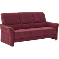 die planbar 3-Sitzer DIE PLANBAR "PP-PF23182", rot (wine), B:198cm H:96cm T:93cm, 100% Polyester, Sofas, Federkernpolsterung, wahlweise mit motorischer Vorziehbank