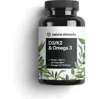 Natural Elements Vitamin D3 + K2 Omega 3 Kapseln 130 g