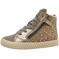 GEOX Mädchen J Mirroless Girl Sneaker, Beige, 25 EU