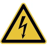 WOLK Warnschild Folie SL 15 mm Warnung vor gefährlicher elektrischer Spannung 500Stk.