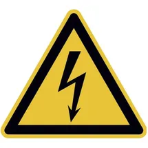 WOLK Warnschild Folie SL 15 mm Warnung vor gefährlicher elektrischer Spannung 500Stk.