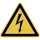 WOLK Warnschild Folie SL 15 mm Warnung vor gefährlicher elektrischer Spannung 500Stk.