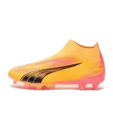 Puma Ultra Match+ Ll FG/AG Soccer Shoes, Sun Stream-Puma Black-Sunset Glow, 43