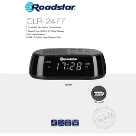 Roadstar CLR-2477 schwarz