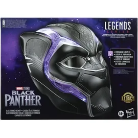 Marvel Hasbro Legends Series Black Panther elektronischer Premium Helm mit Lichtern und klappbaren Linsen, Rollenspielartikel, F3453, Multi