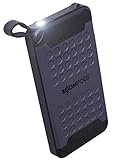 Boompods Powerboom X10 Power Bank Schnellladefunktion 10000mAh - Universal USB Powerbank wasserdicht, externer Handy Akku, Akkupack leicht für Reisen, Smartphone Powerstation outdoor, mit Taschenlampe