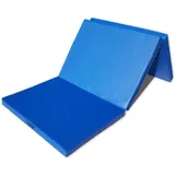 Turnmatte Klappbar 180 x 70 x 8 Blau Weichbodenmatte  Gymnastikmatte EINHEITSGRÖSSE