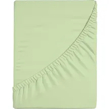 bellana Spannbettlaken Jersey-Elasthan 90-120 x 200-220 cm grün 1 St.
